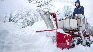 Snow Blower, Broom & Plow - SSV Stand On Skid Steer - Real World Work