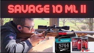 Savage 10 ML II. Muzzle loader with Smokeless Powder