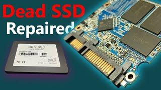 how to data recover from dead SSD drive || OEM dead ssd drive repaired