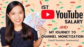 MY FIRST YOUTUBE SALARY (PHILIPPINES)- MAGKANO BA TALAGA ANG KITA NG SMALL YOUTUBER?