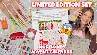 MODELONES CHRISTMAS LIMITED EDITION ADVENT CALENDAR 2024 +UNBOXING ALL 12 DAYS | 3XL HOLIDAY NAILS