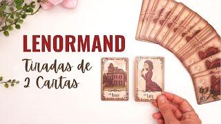 Tiradas de 2 Cartas con Lenormand | Cómo Hacer Combinaciones