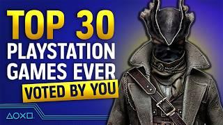 Top 30 PlayStation Games Of All Time (As Voted For By You)