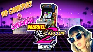 Arcade1up - Marvel vs Capcom 2 - Visual Overview / HD Gameplay (Offline Play)