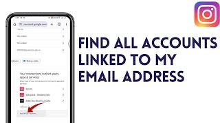 How To Find All Accounts Linked To My Email Address