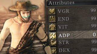 Can I beat Dark Souls 2 without leveling up ADP?