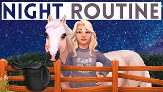 Night Routine of an Equestrian ~ Star Stable Realistic Roleplay