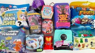 ASMR UNBOXING 12 MYSTERY BLIND BAGS, LANKYBOX, BLOX FRUITS, TRANSFORMERS! Oddly Satisfying Toys