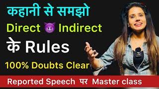 Direct Indirect | Reported Speech | Narration In Hindi - Day 56