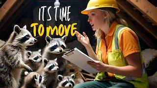 Raccoon Mom Surprises The Experts! | How Gates Removes Raccoons From Attic