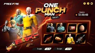 One Punch Man 1887 Return Free Fire | Magic Cube Exchange Event Free Fire | Free Fire New Event