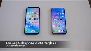 Samsung Galaxy A34 vs A54 Vergleich