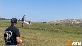 FMS Team Pilot Michael Wargo flies the 1400mm Olympus F3A (flying F3A maneuvers)