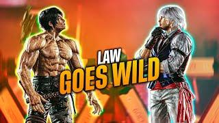 Law UNLEASHES THE BEAST Against Lee!  (Tekken 8)