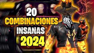 20 COMBINACIONES DE ROPA INSANAS QUE DEBES USAR EN 2024  OUTFITS INSANOS FF PARTE 3