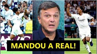 "O ENDRICK NÃO PIPOCA! NÃO É FROUXO! A MAIOR VIRTUDE dele..." Mauro Cezar ELOGIA GOL no Real Madrid!