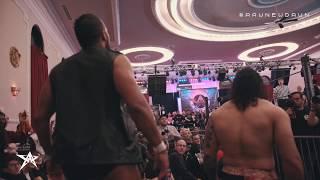 Hakim Zane and Karam Enter Through The Crowd | AAW Pro