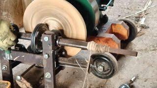 Testing The Homemade CVT Friction Drive!!