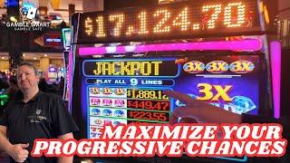 MAXIMIZE Your Progressive Chances on Slots  Learn How To Spot The Best Play! #slots #progressives