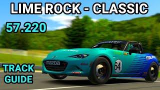 Track Guide Lime Rock Park - Classic Mazda MX5 iRacing