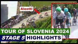 Ben Healy In MONSTER MODE To Drop Aleotti  - Tour of Slovenia 2024 Stage 5 Highlights