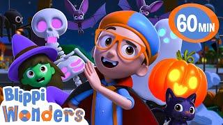 Halloween Song  | BLIPPI WONDERS | Moonbug Kids - Funny Cartoons and Animation