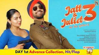 Jatt and Juliet 3 Day 1st Collection & Advance Booking| Budget, Hit/Flop | Filmy Collectionz