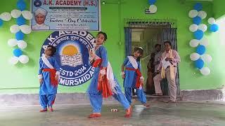 5th September 2024 Teachers' Day celebration, performing class V girls