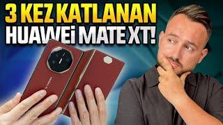 Apple’ı düşündüren telefon! - Huawei Mate XT Ultimate! (3 KEZ KATLANIYOR!)