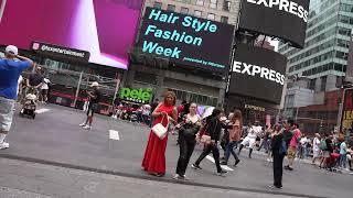 filming Times Square Billboards