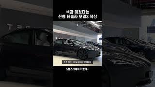 색감 미쳤다는 신형 모델3 색상