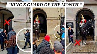 King's Guard Enforced the Rules and This Happened at Horse Guards Today -"King's Guard of the Month"