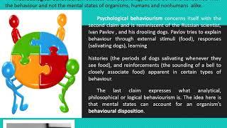 cor  BEHAVIORISM  PHILOSOPHY OF EDUCATION