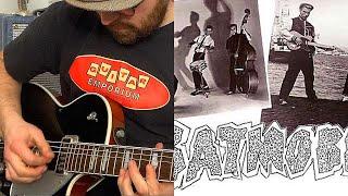 Easy Psychobilly Guitar Tutorial “Mad at You” Batmobile Full song Lesson - Adrian Whyte