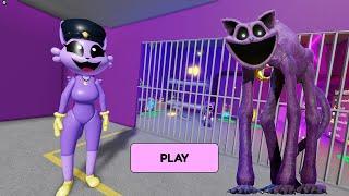 CATNAP WOMEN BARRY'S PRISON RUN Obby New Update Roblox - All Bosses All Morphs Gameplay #roblox