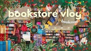 BOOKSTORE VLOG NO BUDGET (buying everything i want) book shopping + haul, new releases | bookmas 8