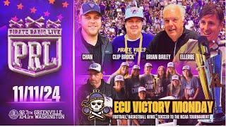 Pirate Radio Live - 11/11/2024 -Victory Monday, Ellerbe, Gary Higgins, Brian Bailey