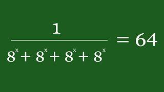 An Equation Many Geniuses Fail To Solve | A Challenging Exponential Equation