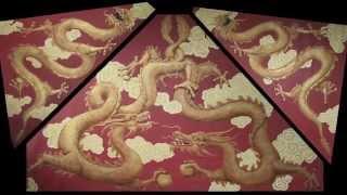 Chinese Dragon Mural on canvas-Artisan Rooms