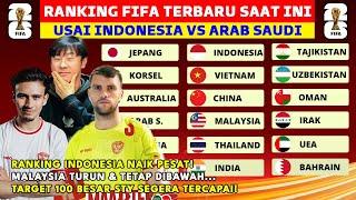 INDONESIA NAIK PESAT & MALAYSIA TURUN! RANKING FIFA TERBARU SETELAH INDONESIA VS ARAB SAUDI