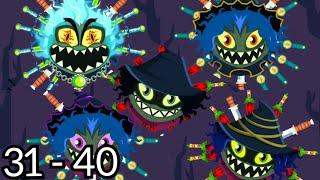 Knife Hit Monsters Challenge 31 to 40 Bosses (Witch Boss) || Knife Hit ||