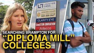 Back in Brampton: What’s up with all these strip mall ‘diploma mill’ colleges?