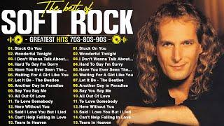 Soft Rock Songs 70s 80s 90s Full Album  Michael Bolton, Rod Stewart, Phil Collins, Bee Gees, Lobo