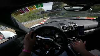 Almost 7:24 @Nurburgring nordschleife - Porsche GT4 981