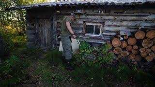 I LIVE IN A HUT. FISHING ON THE TAIGA RIVER. A NEW BAIT FOR GRAYLING. LIFE IN THE TAIGA.