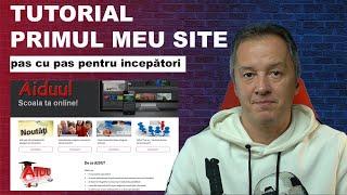 Construieste primul tau site cu Google Sites - Tutorial pas cu pas pentru incepatori [2020]