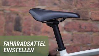 Fahrradsattel richtig einstellen | Prophete