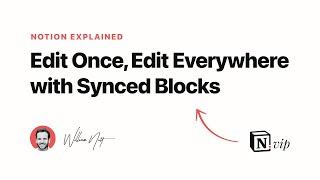 Notion Explained: Synced Blocks