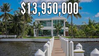 Boater's Dream Home $13,950,000 with a MASSIVE Dock!