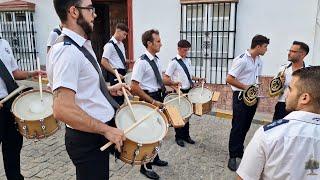 Pasacalles de la Banda de Música de La Paz de Málaga en Cañete la Real